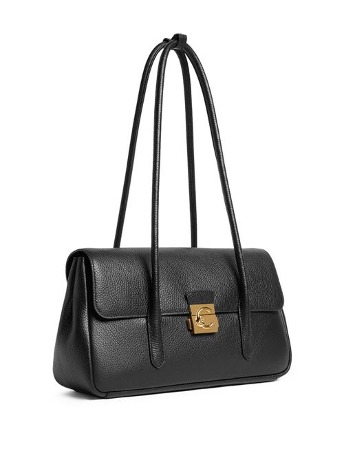 Borsa donna Coccinelle bauletto nero manici lunghi COCCINELLE | E1U4K120301001