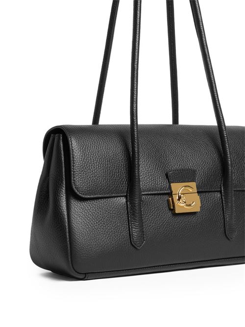 Borsa donna Coccinelle bauletto nero manici lunghi COCCINELLE | E1U4K120301001