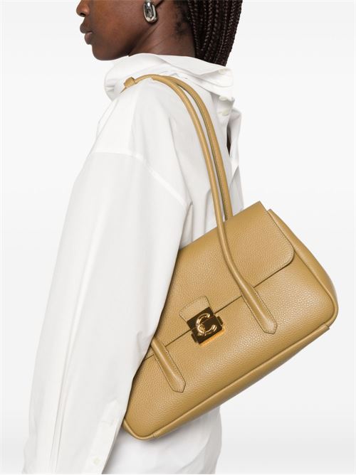 Borsa donna Coccinelle bauletto beige con manici lunghi COCCINELLE | E1U4K120301G43