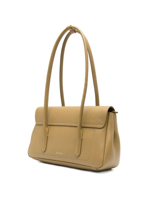 Borsa donna Coccinelle bauletto beige con manici lunghi COCCINELLE | E1U4K120301G43