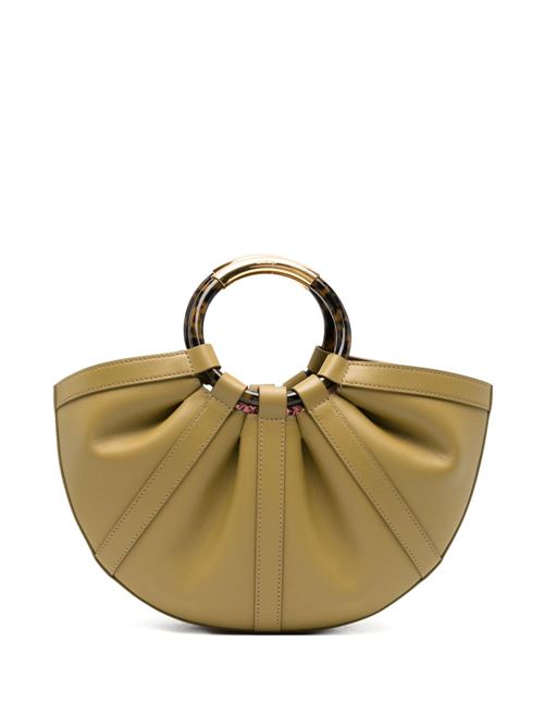 Borsa donna Coccinelle shopping beige media con anello COCCINELLE | E1U5A180201G43