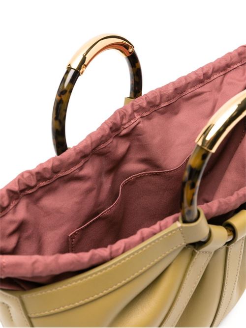 Borsa donna Coccinelle shopping beige media con anello COCCINELLE | E1U5A180201G43