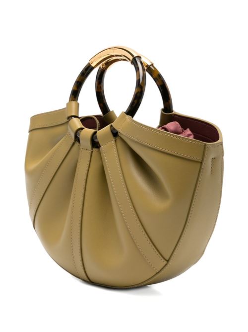Borsa donna Coccinelle shopping beige media con anello COCCINELLE | E1U5A180201G43