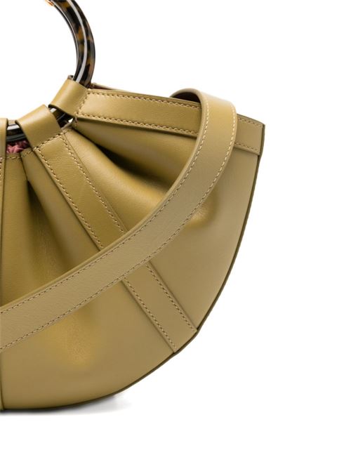 Borsa donna Coccinelle shopping beige media con anello COCCINELLE | E1U5A180201G43