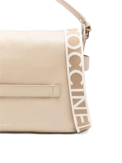 Borsa donna Coccinelle tracolla beige con fibbia COCCINELLE | E1U6C130401N64