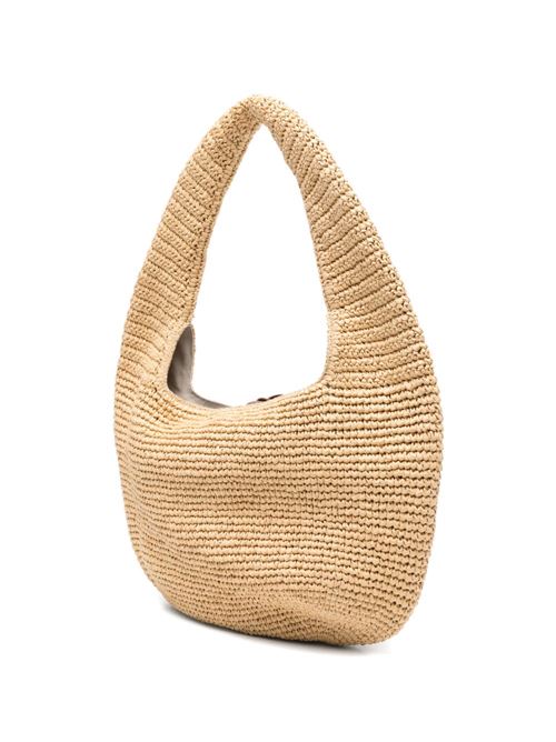 Borsa donna Coccinelle sacca grande in rafia sabbia COCCINELLE | E1UV1130101675