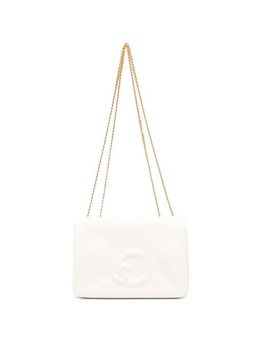 Borsa donna Coccinelle tracolla perla con catena COCCINELLE | E5SS5520101N17