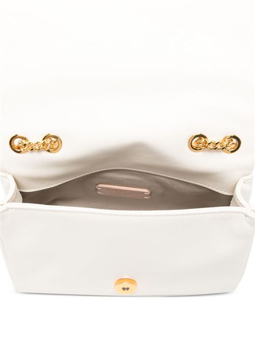 Borsa donna Coccinelle tracolla perla con catena COCCINELLE | E5SS5520101N17