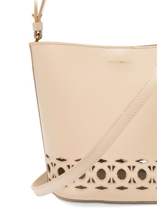 Borsa donna Coccinelle secchiello beige COCCINELLE | E5UOE630101N64