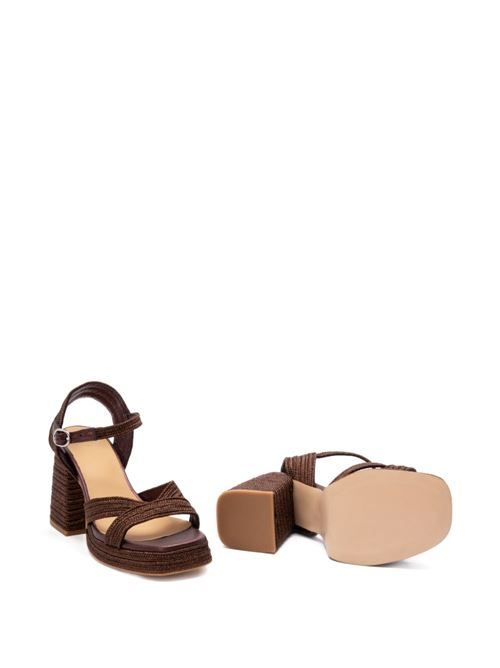 Sandalo donna con zeppa Valle Castaner | 0231162001