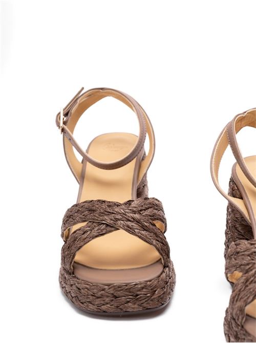 Sandalo donna in rafia Valeriette Castaner | 0255552006