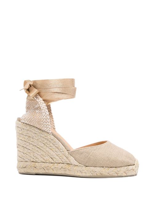 Sandalo donna con zeppa Carina Castaner | 0261603000