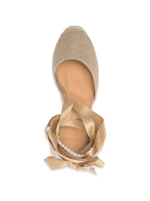 Sandalo donna con zeppa Carina Castaner | 0261603000