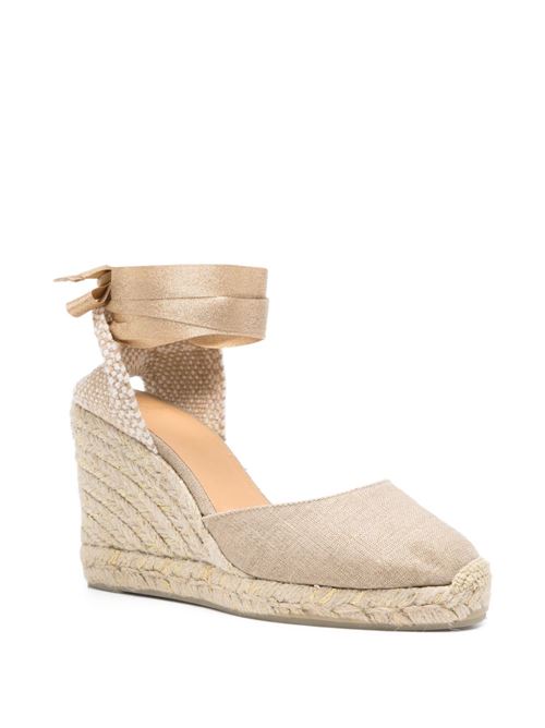 Sandalo donna con zeppa Carina Castaner | 0261603000