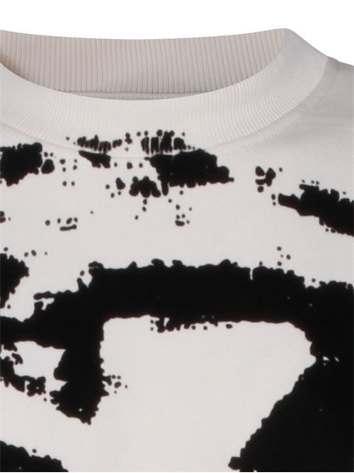 Felpa uomo girocollo bianca con grafica DIESEL | A130510DMBU141A