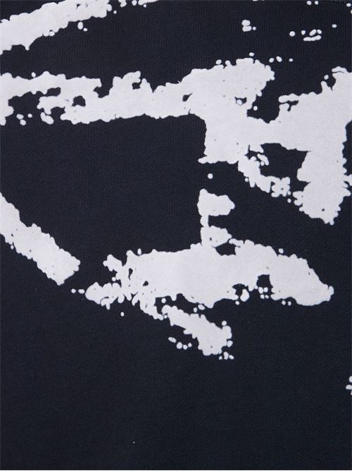 Felpa uomo girocollo nera con grafica DIESEL | A130510DMBU9XX