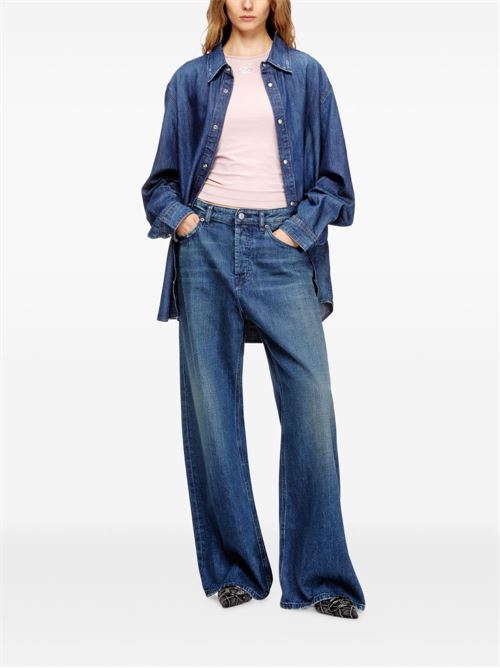 T-shirt donna T-Uncutieslong-Od rosa DIESEL | A199170AHQH33L