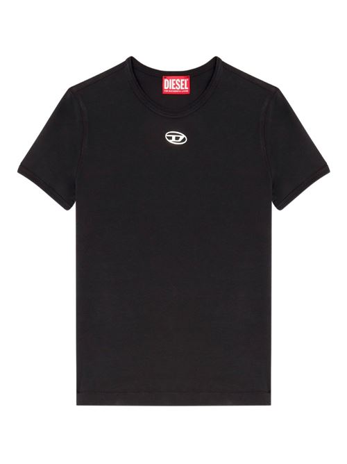 T-shirt donna T-Uncutieslong-Od nera DIESEL | A199170AHQH900
