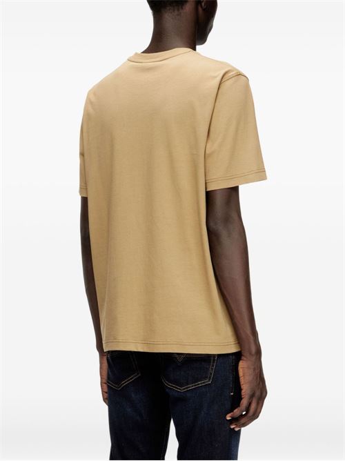 T-shirt uomo Diesel logo sfumato sabbia DIESEL | A199710QIAM7DG
