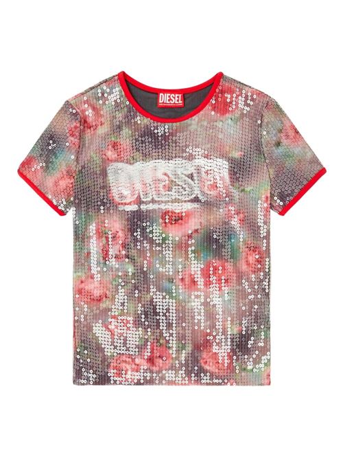 T-shirt donna con paillettes DIESEL | A200620QVCT43JA