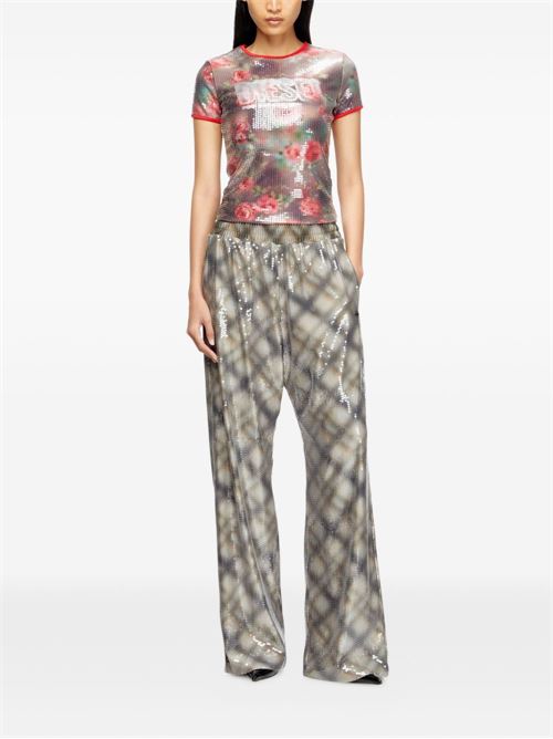 T-shirt donna con paillettes DIESEL | A200620QVCT43JA