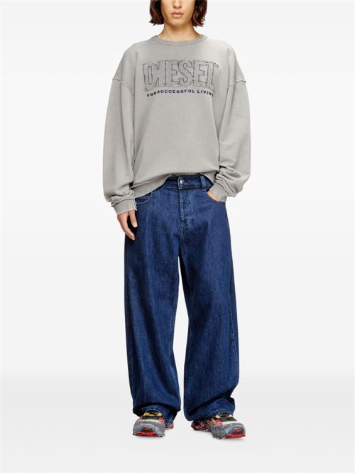 Felpa uomo girocollo con grafica DIESEL | A204630KMAG97D