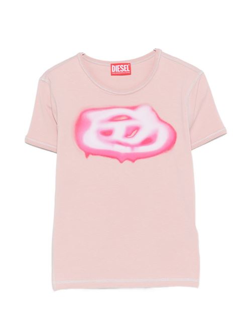 T-shirt donna T-Uncuties-Long-S3 rosa DIESEL | A204970QHHA33L