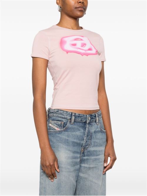 T-shirt donna T-Uncuties-Long-S3 rosa DIESEL | A204970QHHA33L