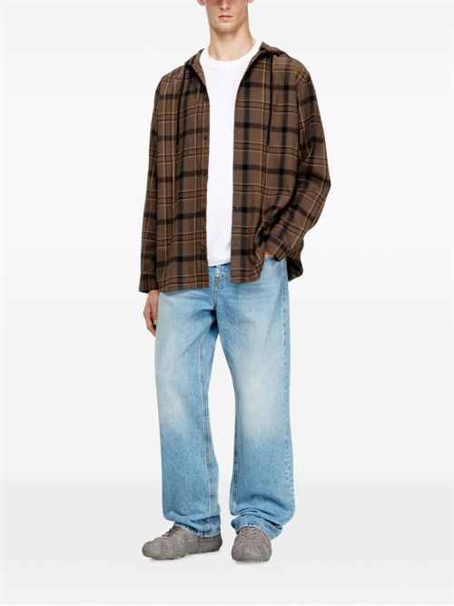 T-shirt uomo Diesel scritta piccola bianco DIESEL | A209620QIAM100