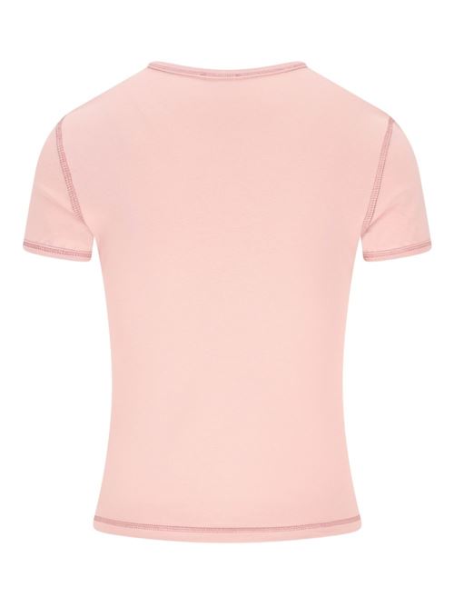 T-shirt donna rosa con stampa DIESEL | A209800QHHA33L