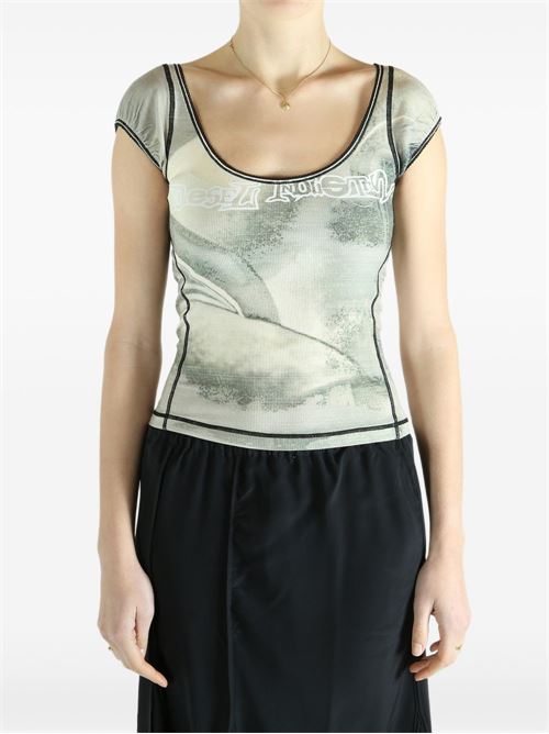 T-shirt donna con grafica all-over DIESEL | A209860QVCW9ECA