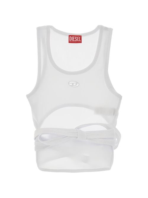 Top donna bianco con design cut-out DIESEL | A210190EJAI100