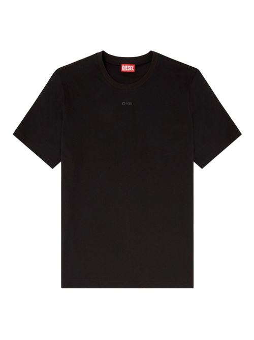 T-shirt uomo Diesel nera maniche corte DIESEL | A216540NIAX9XX