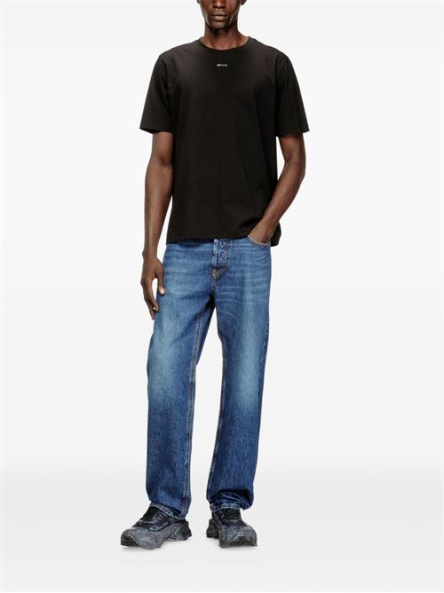 T-shirt uomo Diesel nera maniche corte DIESEL | A216540NIAX9XX