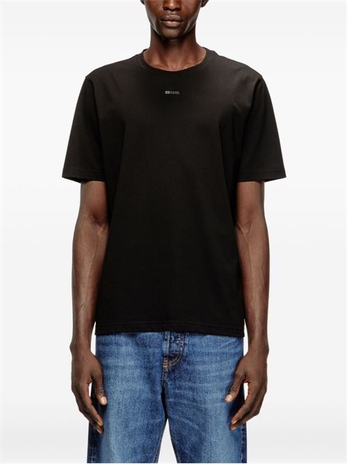 T-shirt uomo Diesel nera maniche corte DIESEL | A216540NIAX9XX