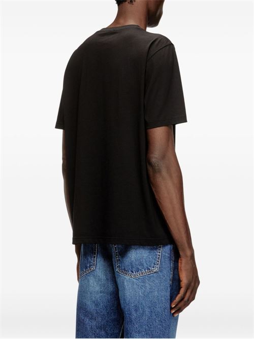 T-shirt uomo Diesel nera maniche corte DIESEL | A216540NIAX9XX