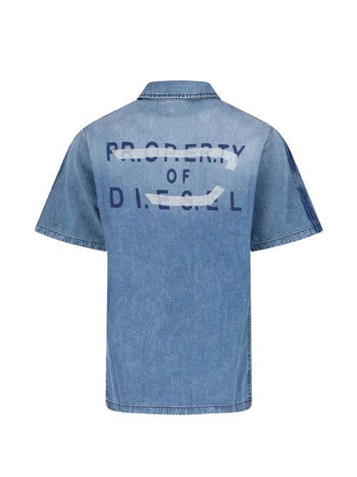 Camicia uomo Diesel in denim maniche corte DIESEL | A217330CECC01