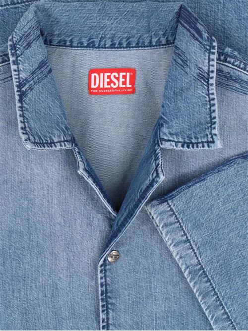 Camicia uomo Diesel in denim maniche corte DIESEL | A217330CECC01