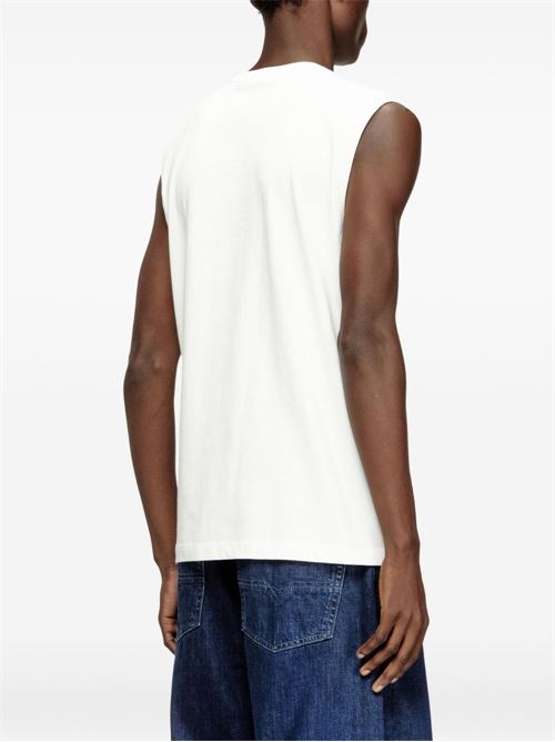 Canotta uomo Diesel bianca con logo DIESEL | A217430JMBB141