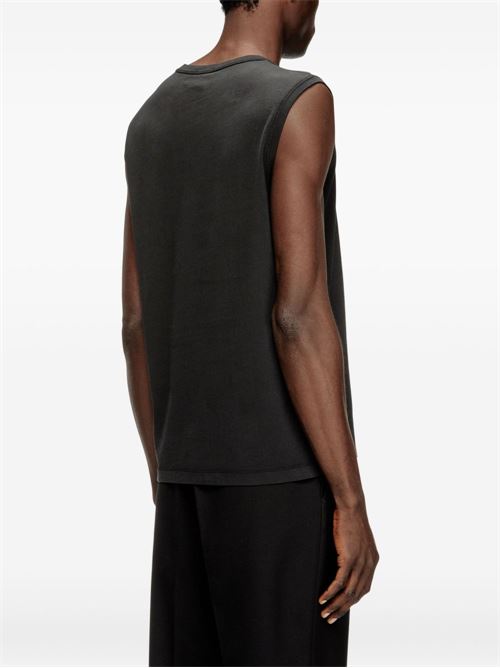 Canotta uomo Diesel nera con logo oval D DIESEL | A217430JMBB900