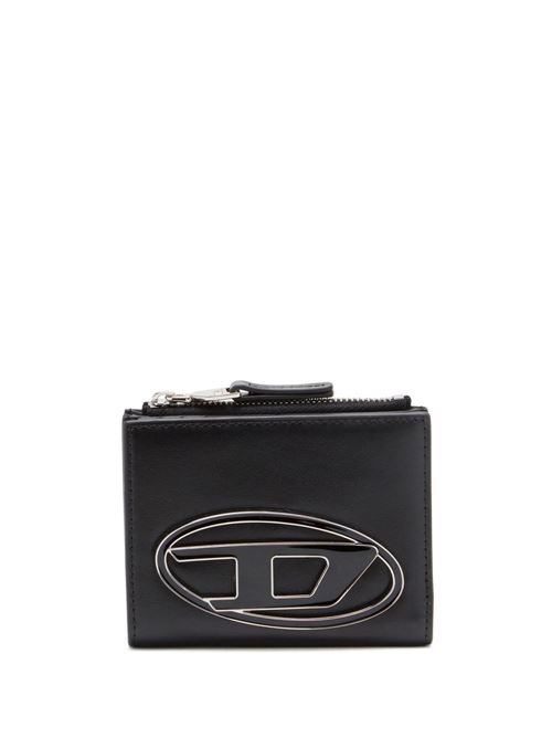 Portafoglio donna nero con logo DIESEL | X09888PR818T8013