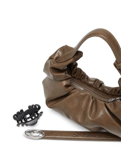Borsa donna a spalla Grab-D piccola marrone DIESEL | X10479P8657T8029