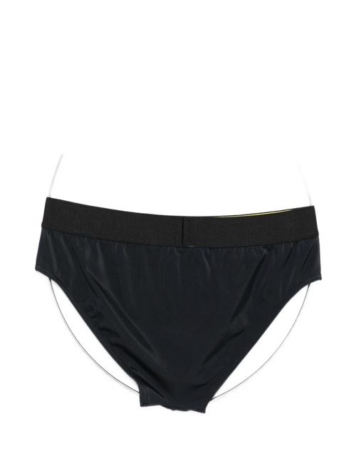 Slip mare uomo Dsquared2 nero giallo Dsquared | D7B356550014