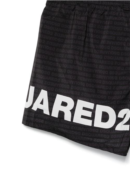 Boxer uomo Dsquared2 nero bianco Dsquared | D7B5C6600010