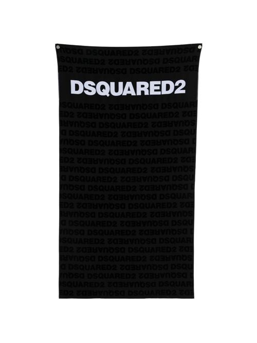 Telo mare Dsquared2 nero bianco Dsquared | D7P006610010