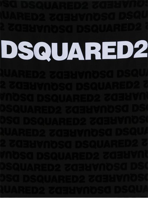 Telo mare Dsquared2 nero bianco Dsquared | D7P006610010