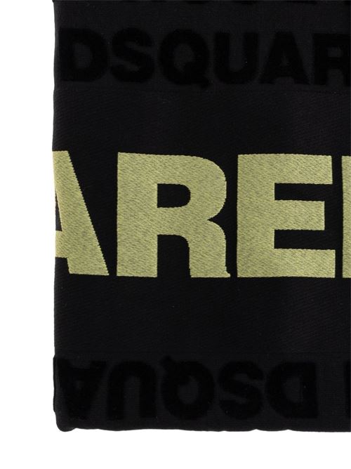 Telo mare Dsquared2 nero giallo Dsquared | D7P006610014
