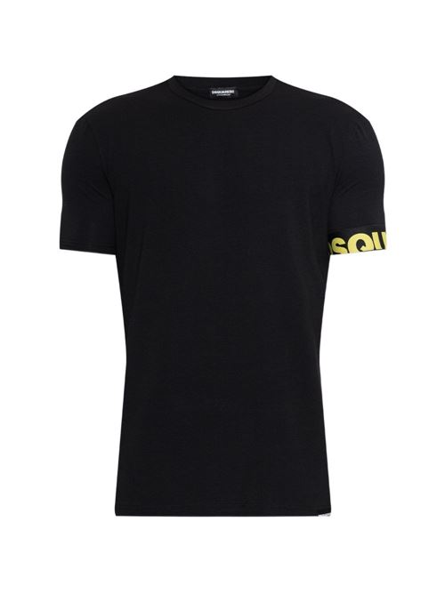 T-shirt uomo mezza manica nera Dsquared | D9M3S6190014