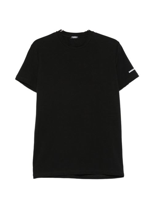 T-shirt uomo Dsquared2 2 pack nere Dsquared | DCX290070001