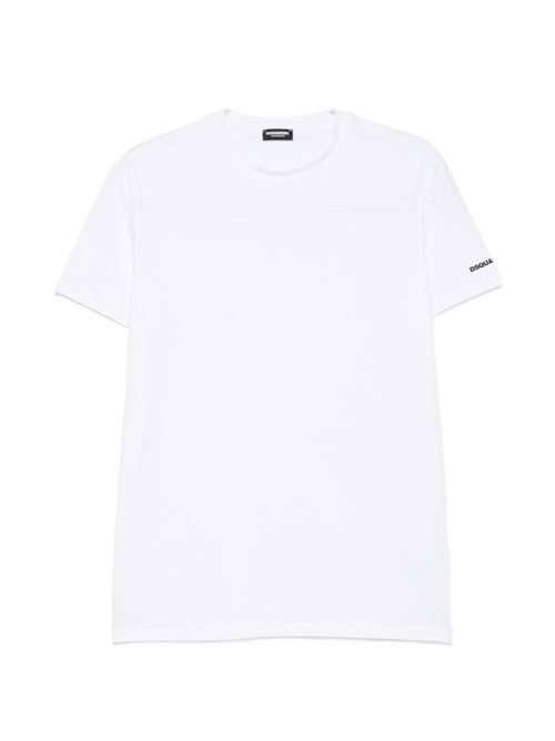 T-shirt uomo Dsquared2 2 pack bianche Dsquared | DCX290070100